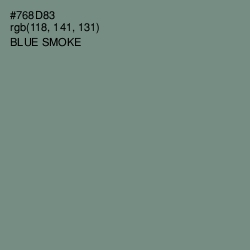 #768D83 - Blue Smoke Color Image
